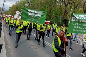 Branża drzewna protestowała w Białymstoku - Domaga się prawdziwego dialogu