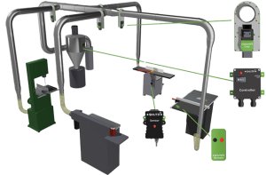 Prosta automatyzacja instalacji odciągowej – oszczędność czasu i energii