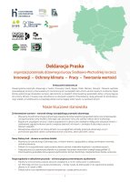 Deklaracja Praska organizacji przemysłu drzewnego Europy Środkowo-Wschodniej na rzecz: Innowacji – Ochrony klimatu – Pracy – Tworzenia wartości