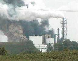 Pożar w Kronospanie