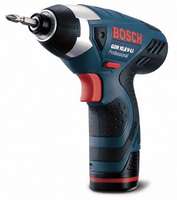 <font color=gray>GDR 10,8 V-LI <br>Najmniejsza na świecie <br>akumulatorowa wkrętarka <br>udarowa Boscha dla<br> profesjonalistów (fot: BOSCH)</font>