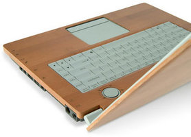 <font color=gray>Laptop z obudową z drewna <br>bambusowego firmy Asus</font>