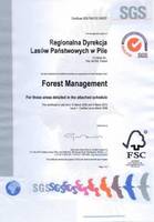 Certyfikat FSC dla RDLP w Pile