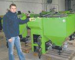Paweł Kostrzewa prezentuje automatycznie rozpalany kocioł Pellets Plus