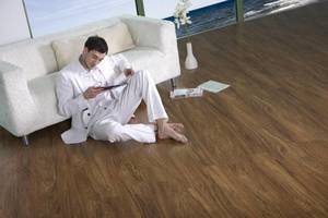 Panele laminowane Teak Borneo z kolekcji Classen Allegro Structure