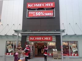 Sklep KOMFORT-u w CH Młyn we Wrocławiu