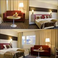 Wnętrze pokoju hotelu Helsfyr