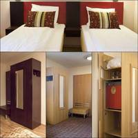 Wnętrze pokoju hotelu Helsfyr