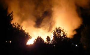 Pożar w fabryce mebli Formaplan