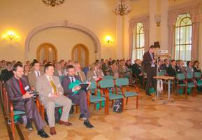 Uczestnicy konferencji Klęski żywiołowe w lasach - Poznań 2010