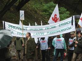 Komunikat OZPPD dotyczący protestu leśników