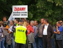 Wezwanie do ulicznego protestu branży drzewnej