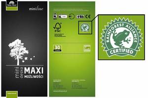 Baltic Wood promuje swoje produkty znakiem Rainforest Alliance