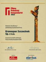 Kronospan Szczecinek wśród laureatów konkursu Filary Polskiej Gospodarki 2010