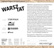 Warsztat z płyty MFP będzie inspirował mieszkańców Warszawy