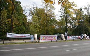 Pikieta Przemysłu Drzewnego - Warszawa 05.10.2011r.