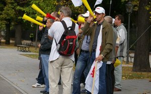 Pikieta Przemysłu Drzewnego - Warszawa 05.10.2011r.