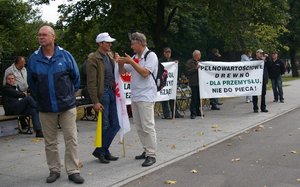 Pikieta Przemysłu Drzewnego - Warszawa 05.10.2011r.