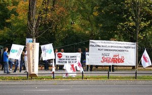 Pikieta Przemysłu Drzewnego - Warszawa 05.10.2011r.