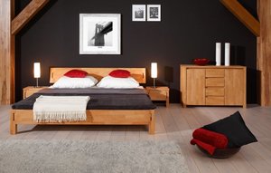 Kolekcje mebli do sypialni z litego drewna dostępne na