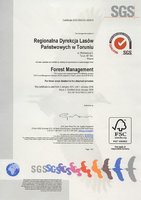 Certyfikat FSC dla RDLP w Toruniu przedłużony 