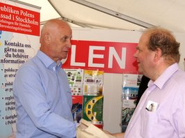 Wiceminister Janusz Zaleski gościem targów leśnych Elmia Wood 2013 w Szwecji