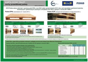 Karta oceny palet EPAL i EUR zieona str. 1 - Cechy prawidłowej europalety 
