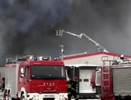 Pożar w fabryce mebli Hjort Knudsen