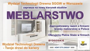 Meblarstwo - nowy kierunek na WTD SGGW