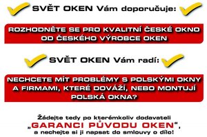 Czeski UOKIK nie zajmie się skargą polskich producentów okien