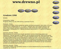 Portal Drewno.pl w 1998r.
