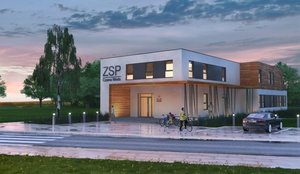 Wizualizacja budynku szkoły w Czarnej Wodzie