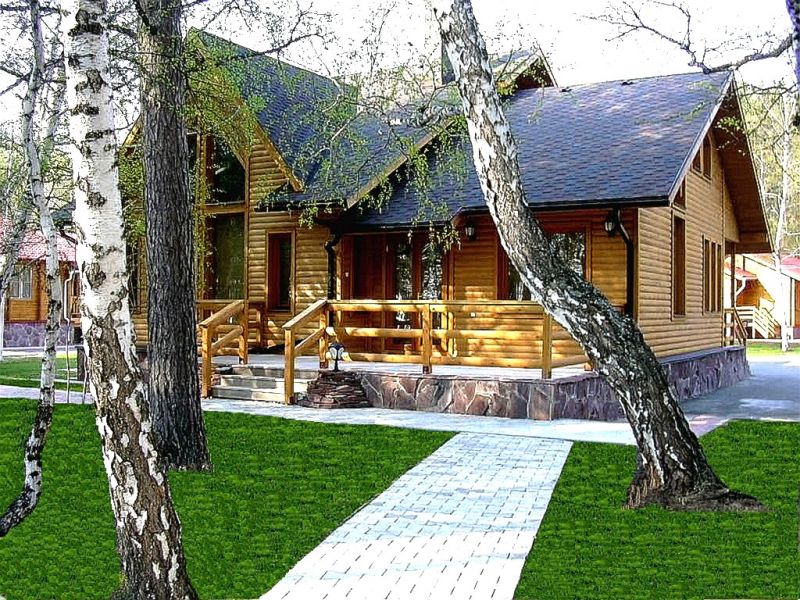 Domy drewniane domy z  sosny cedru jodła modrzew