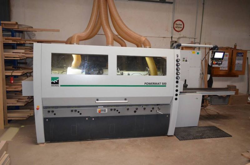 STRUGARKA WEINIG Powermat 500 ; ROK 2012, ryflowany stol, 6 wrzecion, 1000 godzin