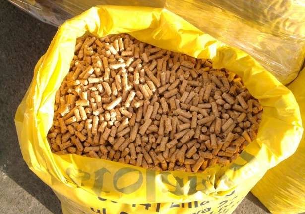 Pellet z łuski słonecznika