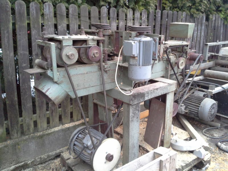 Kombajn / strugarka /heblarka do produkcji boazerii deski podbitki