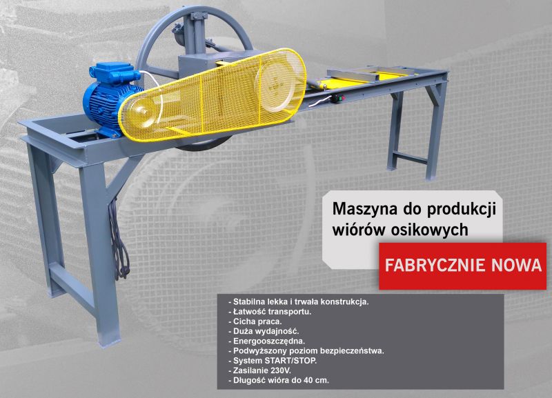 Maszyna do produkcji wiórów osikowych, maszyna do wióra, gontu, dranki
