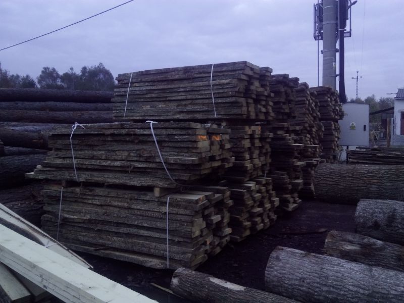BALE DĘBOWE gr. 54mm, dł.2,5m. 1000zł/m3 !!!