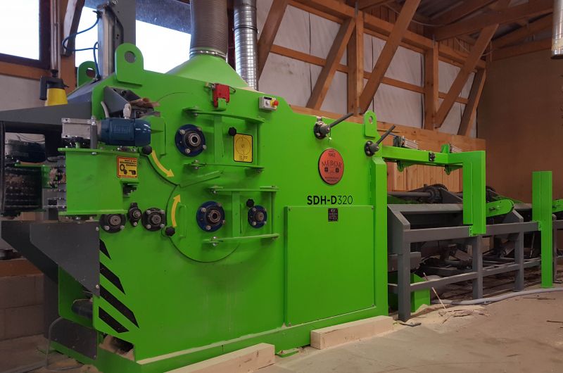 Dwuwałowy trak tarczowy Mebor SDH-D 320