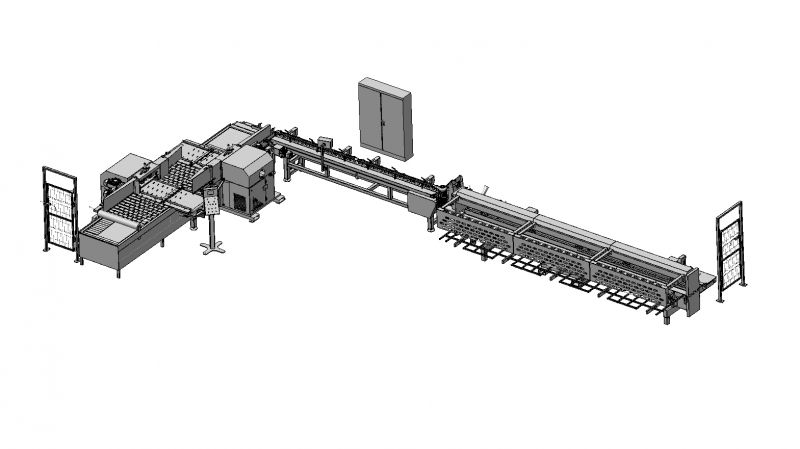 ⭐ Dwuczopiarkowa Linia do łączenia elementów drewnianych na mikrowczepy