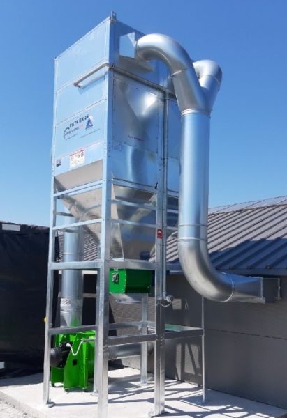 Filtr EK-24/Odciąg trocin 13 000m³/h (zabud.) worek big-bag w cenie 120909,00 zł brutto 
