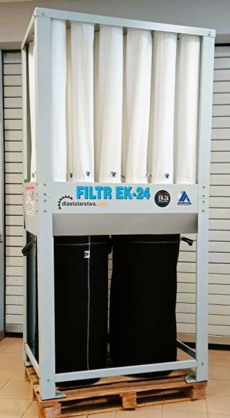 FILTR EK-24/ odciąg trocin o wydajności 4800 m³/h -producent  6500 zł brutto