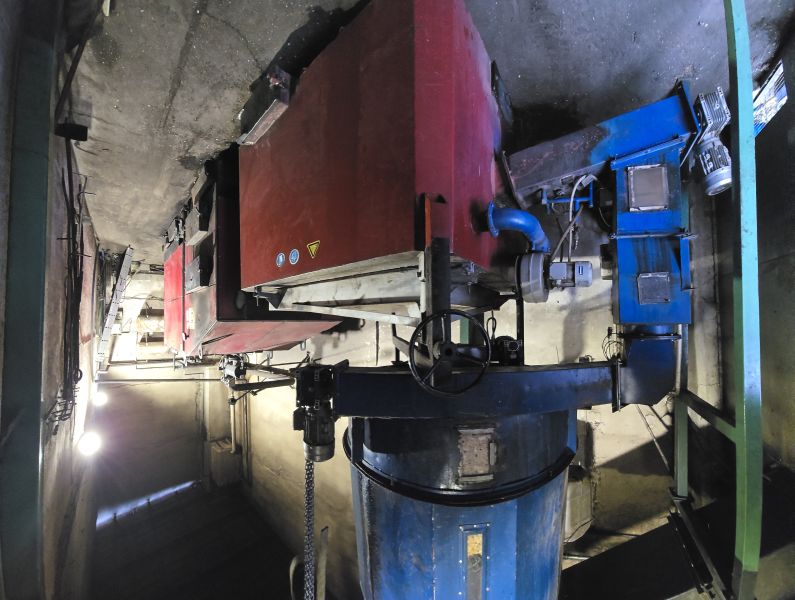 Kotłownia - Piec na biomase Hamech AZSD 500 + KWH 600