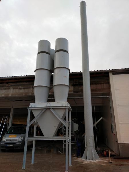 Zyklone/Zyklonbatterie 15.000 m3/h / 30.000 m3/h