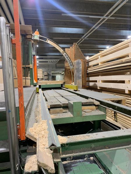 Piła do cięcia pakietów Holtec ES 121 / 120x120cm / 6 metrów.