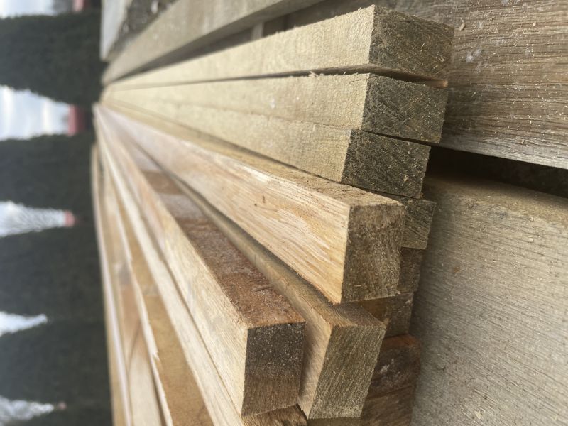 Lamele dębowe 18x30mm listwy listewki dąb słupki przekładki